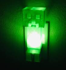 Monster Creeper Nightlight 3d Printed Monster Creeper Etsy In 2020 Minecraft Bedroom Decor Night Light Boys Minecraft Bedroom