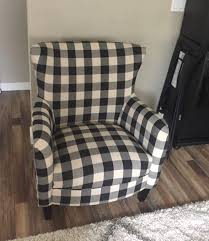 Oh, and the freshly painted kitchen cabinets, too! Adair Black And White Plaid Fabric Club Chair Walmart Com Walmart Com