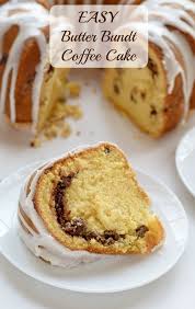 Nordic ware tube cake pan. Butter Bundt Coffee Cake Made With Cake Mix Wellplated Com