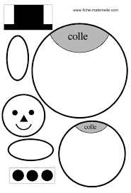 Coloriage de no l imprimer gratuit 40 dessins que vos petits. Un Bonhomme De Neige En Maternelle Bonhomme De Neige Bonhomme De Neige A Decouper Bricolage Hiver Maternelle