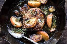 We love instant pot pork recipes! Apple Butter And Sage Pork Chops Half Baked Harvest