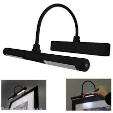 Wall Picture Frame Light Wireless Led Black Display Art Painting Lamp Dimmer 810747017014 Ebay
