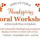 Thanksgiving Floral Workshop event image