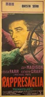 Reprisal! Original 1956 Italian Locandina Movie Poster