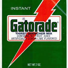 Gatorade Lightning Bolt Registered As Trademark On This Day In 1976 Gatorade Sports Drink Brand Trademark Logo History Gatorade Drinks Logo Logo Quiz
