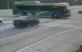 Dashcam Video Shows Horrifying Moment A Car Fleeing A Traffic Stop Smashes Into A Bus Express Digest