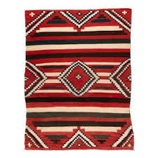Master Weaver Frances Manuelito (1910 1996) Navajo Regional Weaving Rug.  50" X 73"
