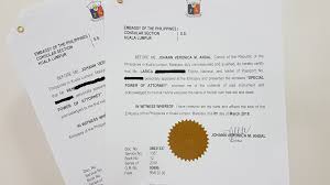Particulars of the donor particulars of the donee reference to. How To Get Special Power Of Attorney From Embassy Of The Philippines In Malaysia How Ykx Citing