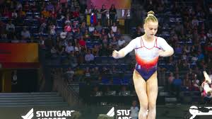 Championnat du monde de gymnastique acrobatique à paris (levallois perret) vendredi 11 juillet : Aline Friess Qualif Poutre Stuttgart 2019 Youtube