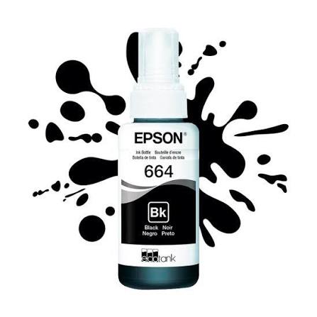 BOTELLA DE TINTA EPSON 664 NEGRA