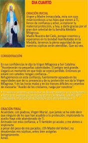 Dia Cuarto Novena A La Virgen De La Medalla Milagrosa Oh Maria Sin Pecado Concebida Angel Gabriel Santa Catalina Catholic
