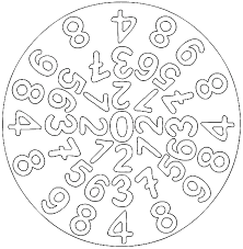 10a Okul Oncesi Etkinlik Con Immagini Disegni Di Mandala Da Colorare Lavoretti Sulla Matematica Mandala