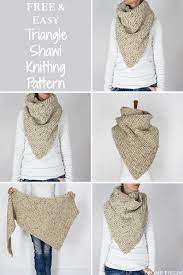 Free knitting pattern for easy 2 row repeat rectangular prayer shawl from alice's embrace. Free Asymmetrical Triangle Shawl Knitting Pattern Easy Knitting Patterns Free Easy Knitting Patterns Scarf Knitting Patterns