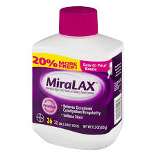 Miralax Polyethylene Glycol 3350 Powder Laxative 30 6 Bonus Doses