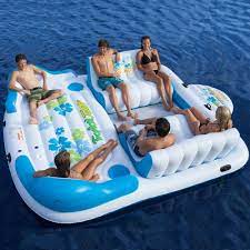 Choose from contactless same day delivery, drive up and more. Inflatable Party Raft 6 Person Blow Up Float Pontoon Boat Tube Pool Lounge Ski Pool Floaties Cool Pool Floats Inflatable Pool
