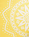 FitHut 4mm mandala yoga mat in yellow | ASOS