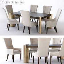 Additionally, vintage bernhardt dining room sets can really look great in large homes. 3d Model Bernhardt Profile Dining Set 1 Cgtrader