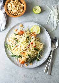 Green Papaya Salad Som Tam Recipe Papaya Salad Green Papaya Salad Green Papaya