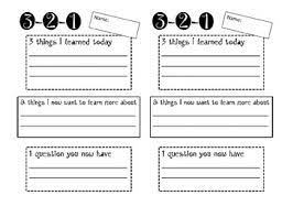 Write a 3, 2, 1 list. 3 2 1 Exit Ticket By Ms Kents Creations Teachers Pay Teachers