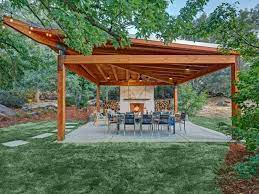 Build a pergola to surround your patio. Outdoor Spaces Patio Ideas Decks Gardens Hgtv
