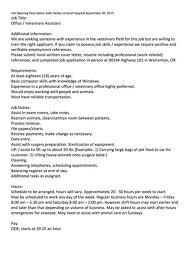 Veterinary assistants provide basic healthcare treatment to pets and other nonfarm animals under the supervision of the veterinarians. Veterinary Assistant Job Description Resume Veterinary Assistant Resume Samples Qwikresume If You Have Experience Working With Small Animals Mention Your Skills In This Area