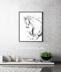 Abstract Black And White Animal Drawings H07l Head Of Horse Sketch Abstract Black And White Minimalist Horse Art Print From Original Charcoal Horse Drawing By Ann Adams Horse Sketch Horse Art Abstract Sketches
