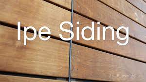 The heartwood is incredibly resistant to various decay attacks: Ipe Wood Siding Open Joint Rain Screen W Delta Fassade S Youtube