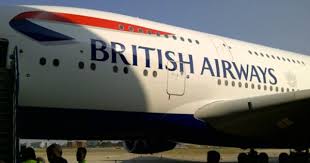 First British Airways A380 Superjumbo Arrives At Heathrow British Airways British Heathrow