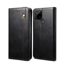 OPPO Realme C21 Hülle, LaimTop Leder ...