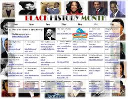 Bhm Websites Of The Month Calendar Instructional Technology Who Is The Father Black History Month Calendar