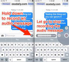 Try to keep the message short at around 30 although you will only be able to send voice recordings to other ios users. How To Use Audio Messages On Iphone Or Ipad To Send Voice Texts Osxdaily