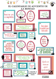 Calendario De Adviento De La Bondad Profe De Espanol De Calendario De Adviento Adviento Calendarios De Adviento De Navidad