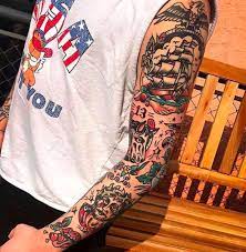 Meanings of military flag tattoo engrossed with military emblems, this military flag tattoo represents your love and respect for your armed forces. Greatest Tattoo Ideas For Men In 2021 Tattoo Stylist