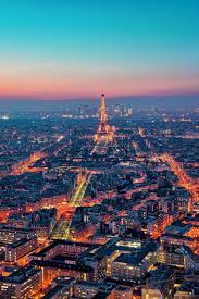 Get up on this unique monument and enjoy a breathtaking view from one of the three observatory decks. Paris City View With Shining Golden Eiffel Tower Paris Dream Vacations Places Around The World