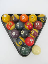 Vintage Standard Size Pool Table Balls By Perfectlyposhvintage 32 00 Pool Table Ball Pool Balls