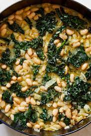 Braised White Beans And Greens With Parmesan Recipe Recipe In 2021 White Bean Recipes Bean Recipes Recipes