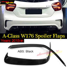 Pare Choc Arriere En Abs Pour Mercedes W176 2 Pieces Noir Brillant Pare Choc Arriere Pour Benz W176 Sports A180 A200 A250 A45 Pour Amg 13 18 Aliexpress