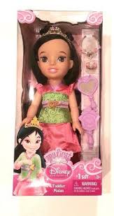 My First Disney Princess Toddler Mulan 15 Inch Doll And Accessories Disney Http Disney Descendants Dolls Disney Princess Toddler Dolls My First Disney Princess