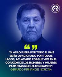 Apoyo total! ❤😁Gerardo Fernández Noroña respaldó la decisión del  expresidente AMLO de desaparecer del ojo público tras terminar su sexenio y  aseguró que si este recorriera el país recibiría un gran cariño.