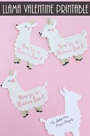 How to make funny valentine cards. Make Your Own Funny Valentine With Llamas Free Printable Cricut Valentines Printables Valentines School Valentines Printables Free