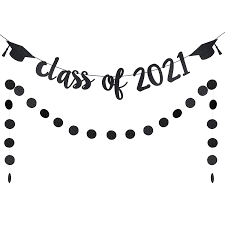 Check spelling or type a new query. Amazon Com Graduation Decorations 2021 Black Glitter Class Of 2021 Banner And Black Glitter Circle Dots Garland 2021 Graduation Party Decoration Supplies Congratulations Graduate Banner 2021