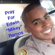 Prayers needed. A Miami-Dade Police Department officer needs our well  wishes! Officer Edwin Ramos was in a tragic car accident last week, and is  currently in a coma in the hospital. We