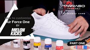Alle topmarke an einem ort. Tarrago Sneakers Care How To Customize A Nike Air Force One By Melonkicks Part 1 Facebook