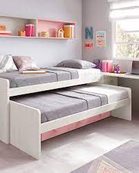 Ce lit superposé se distingue par ses jolies formes et des couleurs vives. Chambre Ado Fille Astucieuse Avec Son Lit Gigogne Glicerio So Nuit