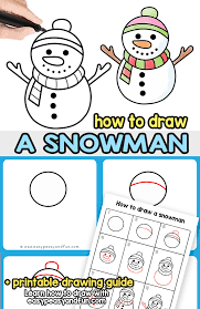 We'll now draw a whale mouth. How To Draw A Snowman Step By Step Drawing Guide Easy Peasy And Fun