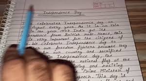 Report writing onthe republic day celebration. Essay On Independence Day A Short Paragraph On Independence Day Essay Writing Youtube