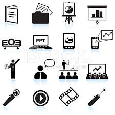 Black And White Icons Business Presentation Black White Icon Set Icon Set Vector Icon Set Vector Free