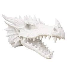 Large Dragon Skull Turquoise Home Decor Rustic Home Decor Cheap Magical Decor