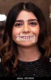 Emily Renee poses for photographers upon arrival at the Critics' Circle  Film Awards in London, Sunday, Feb. 5, 2023. (Photo by Vianney Le  Caer/Invision/AP Stock Photo