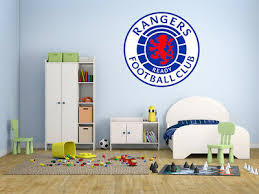 Ten thousand of them had i don't normally bring stuff like this onto my tumblr but i'm a rangers fc fan (a football team in. Glasgow Rangers Fc Wall Sticker Decal Football Gift Vinyl Logo Removable Ebay